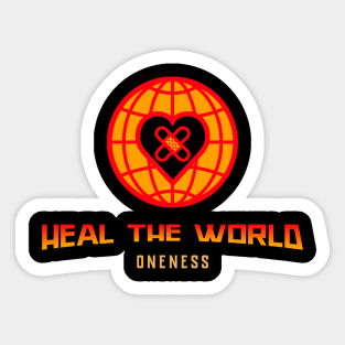 Heal The World Sticker